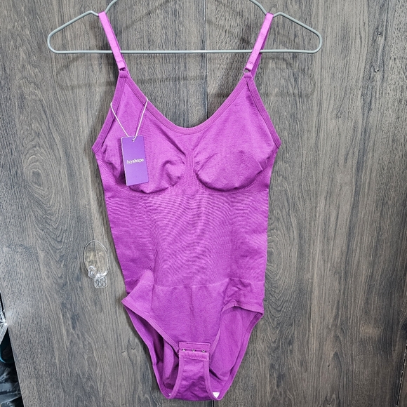 HeyShape Shapewear Bodysuit Size L NWT Fuschia Shape Wear Tik Tok Hey Shape Pink - Picture 2 of 9